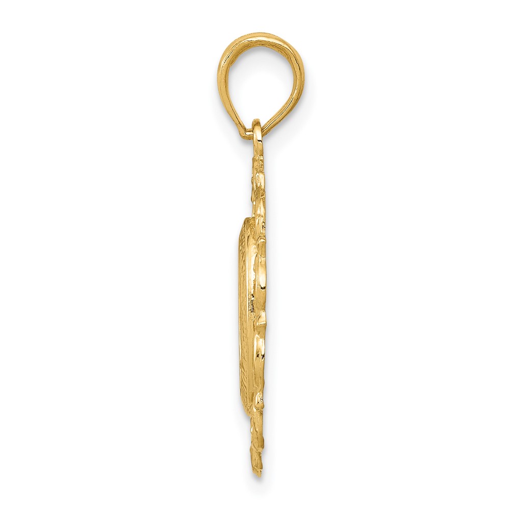 10k Oval Miraculous Medal Pendant (10D3705)