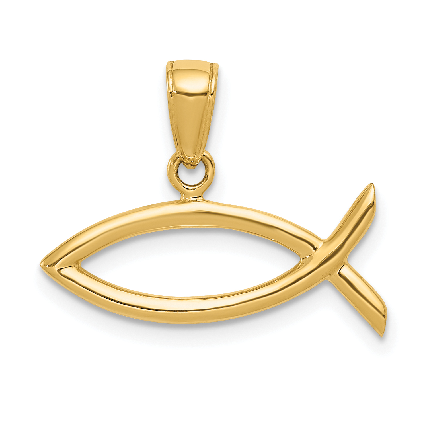 10K Ichthus Fish Pendant (10D3742)