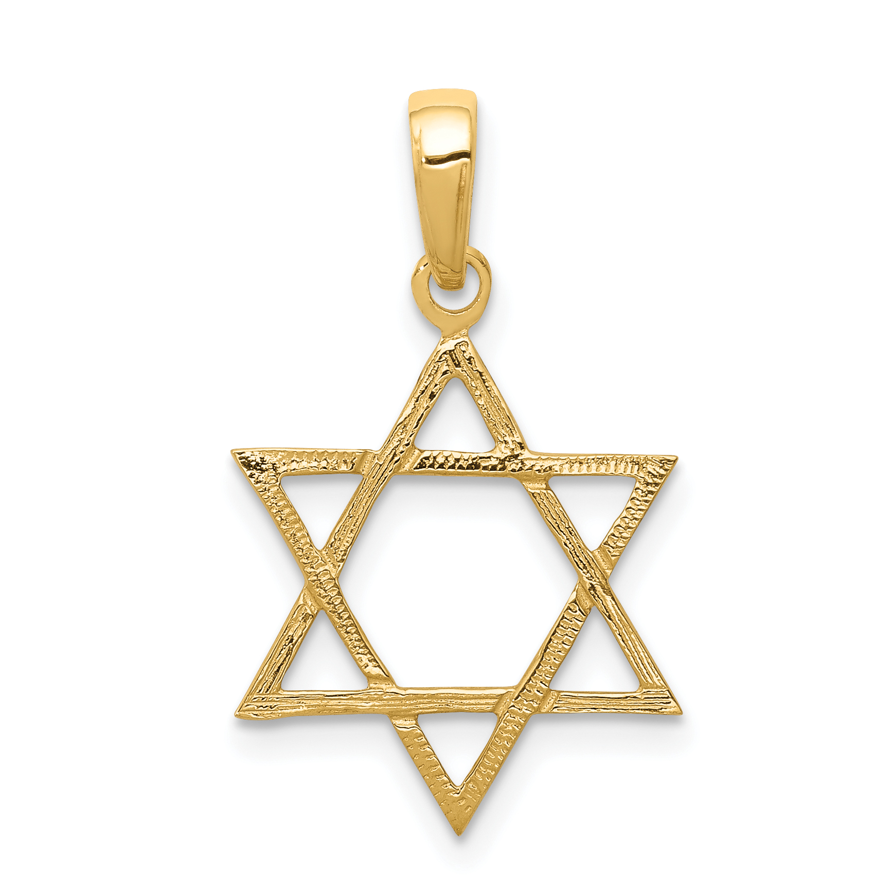 10K Star of David Pendant (10D3801)