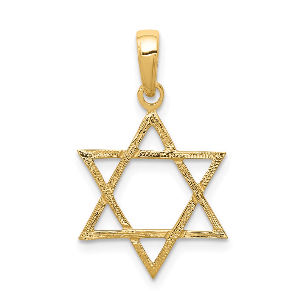 10K Star of David Pendant (10D3801)