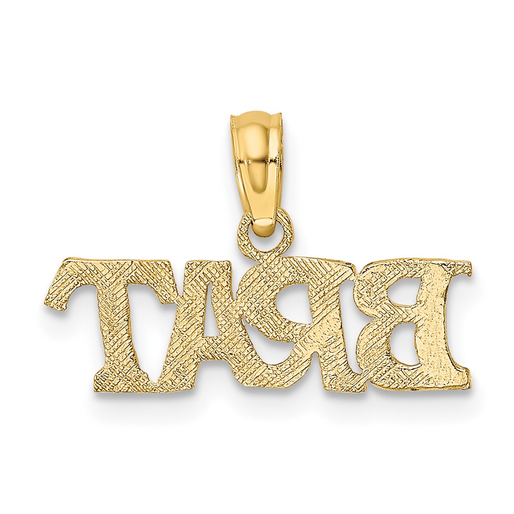 10K Polished BRAT Charm (10D3904)