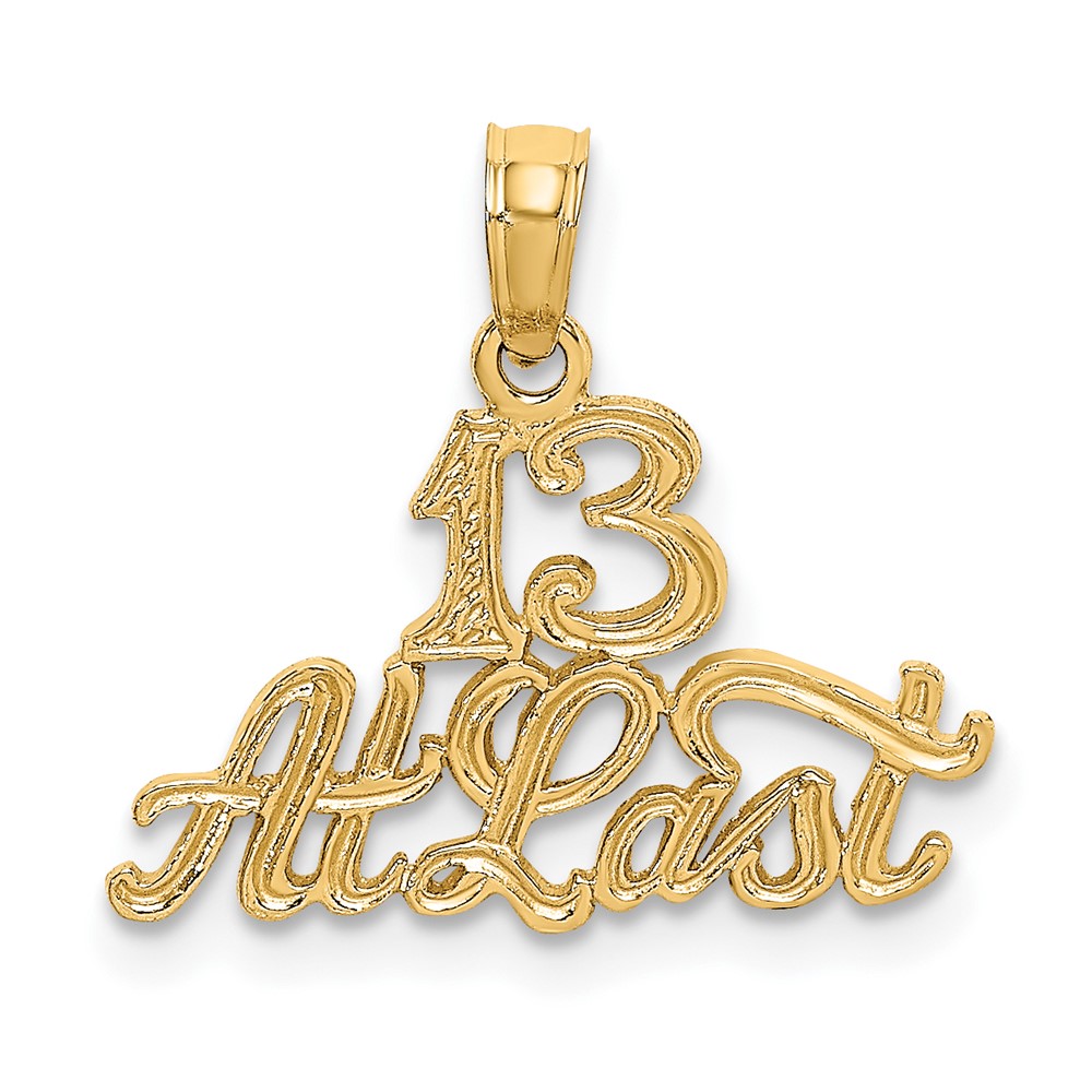 10K 13 AT LAST Pendant (10D3909)