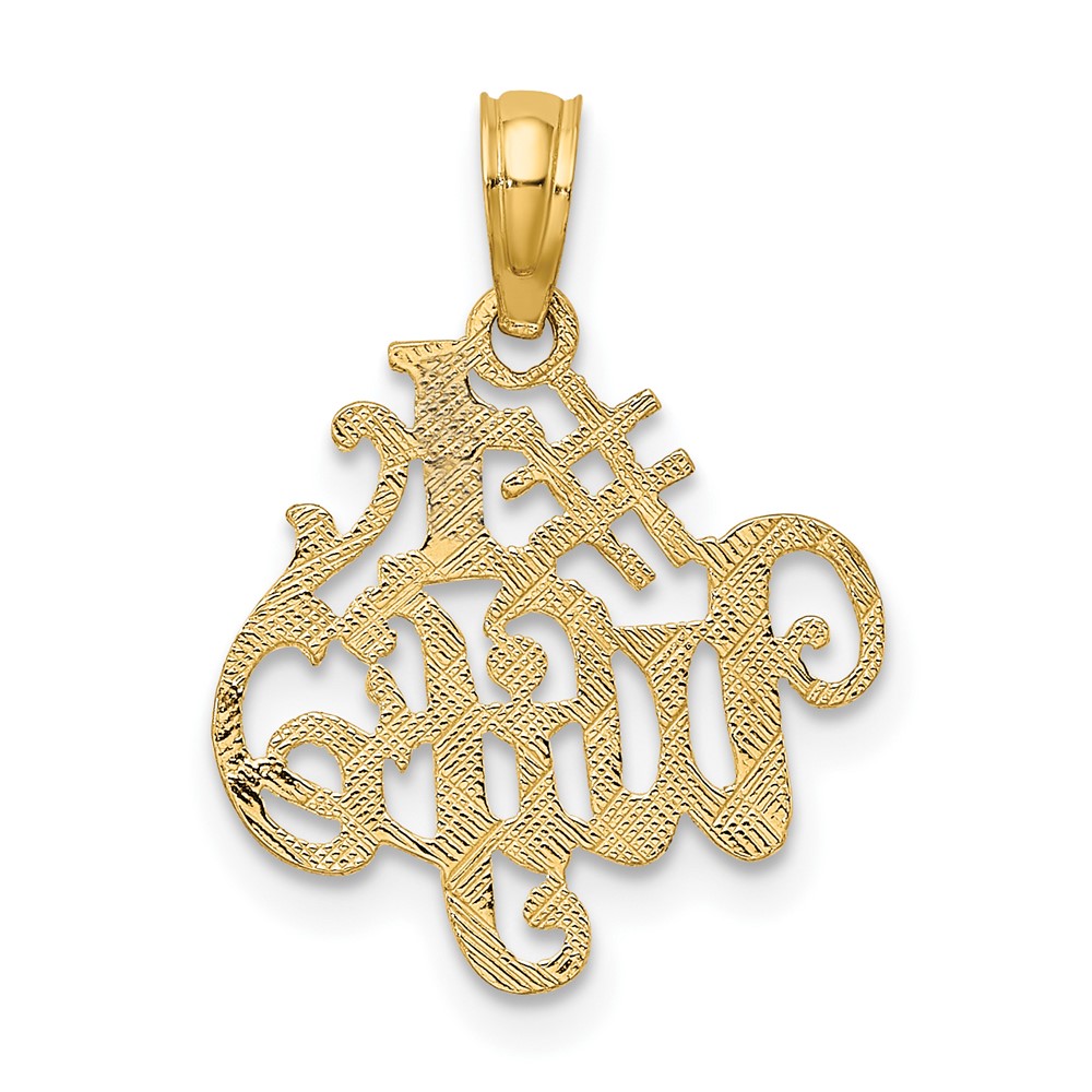 10K #1 WIFE Pendant (10D3969)