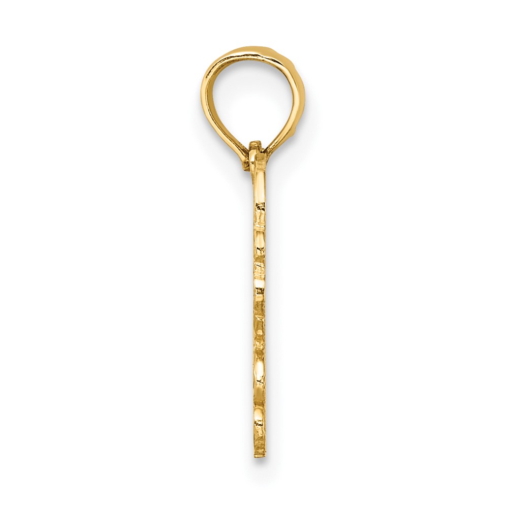 10K 100% CANCER Zodiac Charm (10D4057)