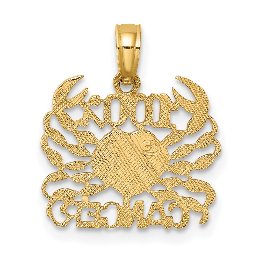 10K 100% CANCER Zodiac Charm (10D4057)