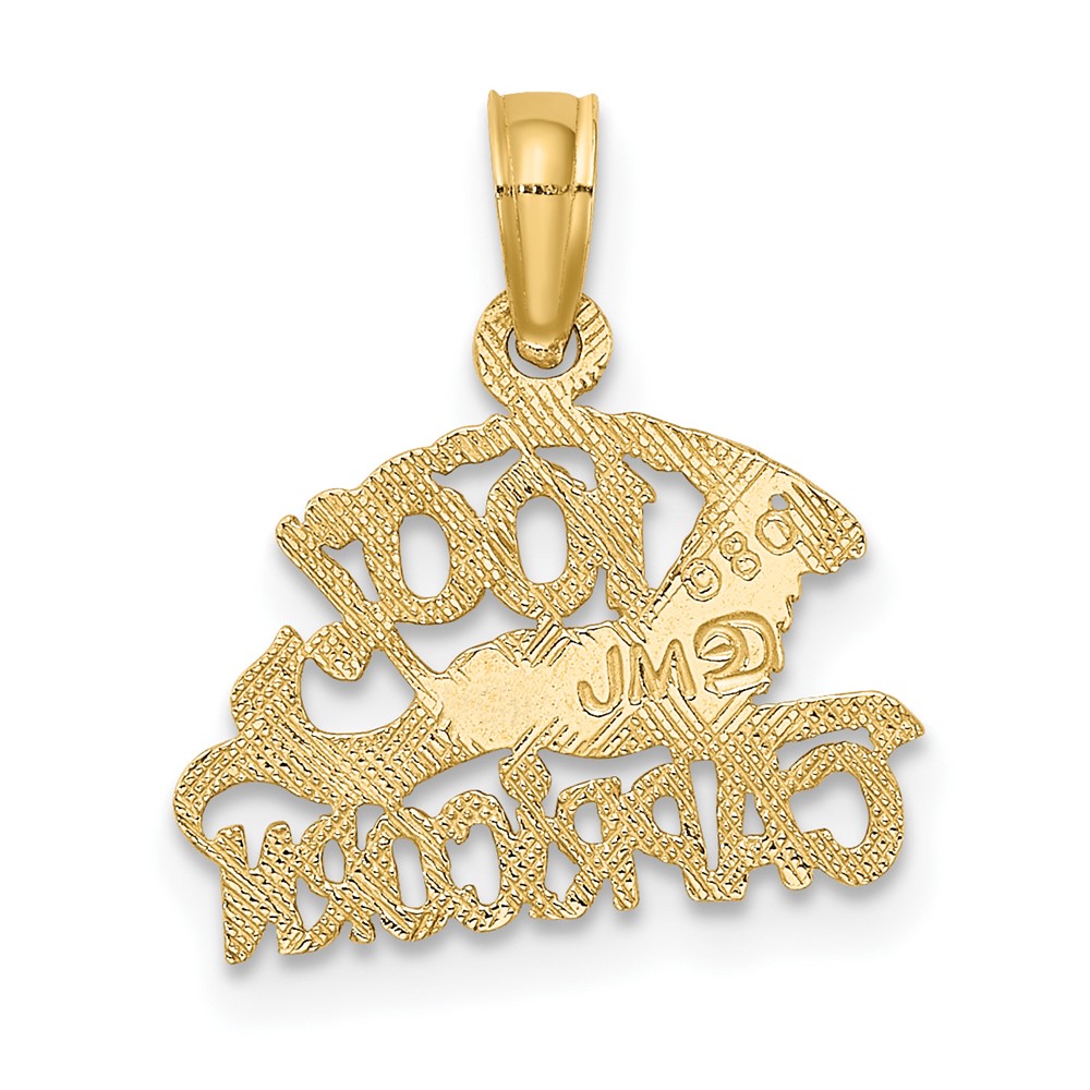 10K 100% CAPRICORN Zodiac Charm (10D4063)
