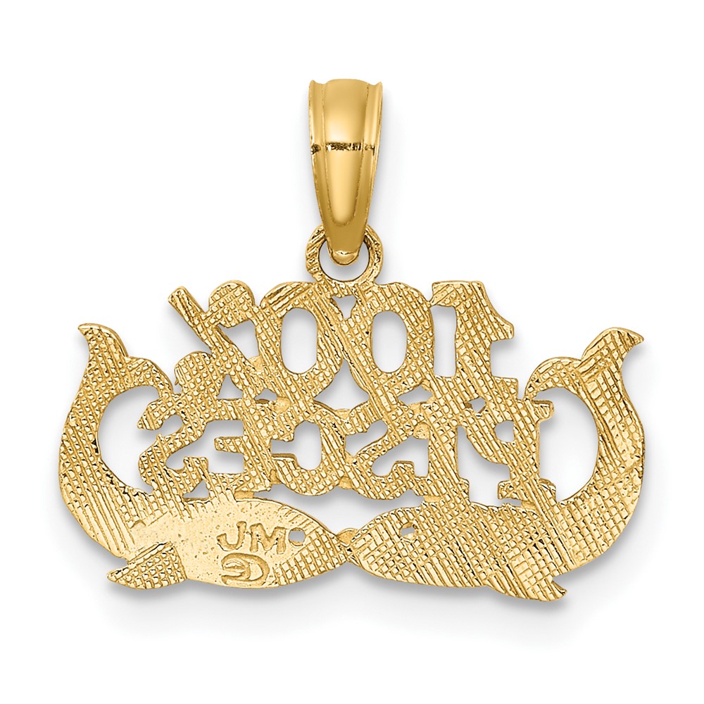 10K 100% PISCES Zodiac Charm (10D4065)