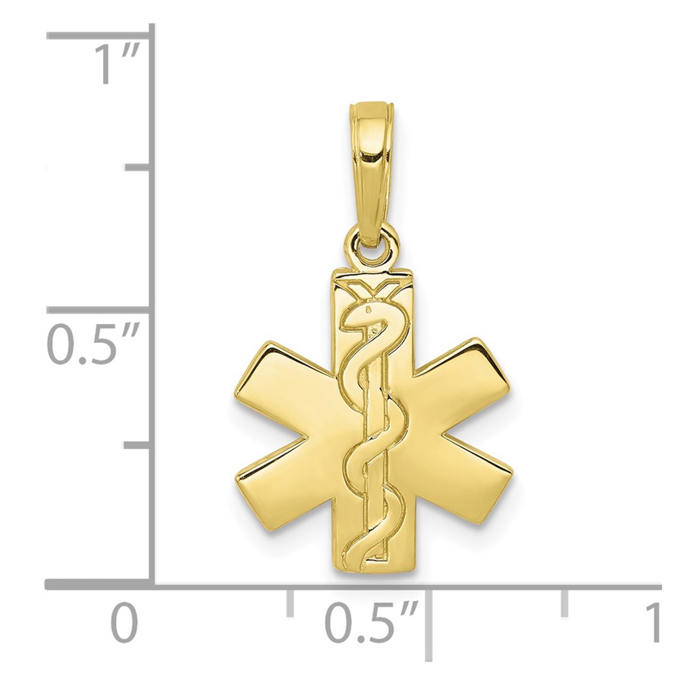 10K Paramedic/EMT Symbol Pendant (10D4072)