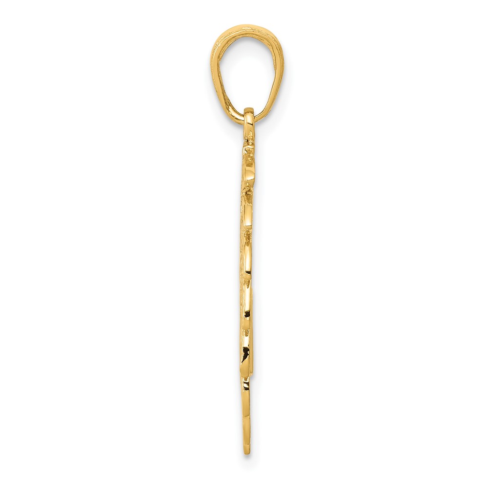 10k Headdress Profile Pendant (10D4081)