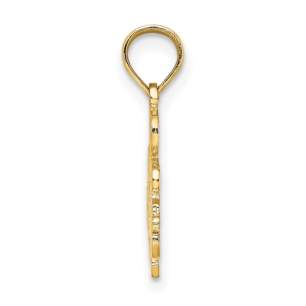 10K I'D RATHER BE SAILING Charm (10D4150)