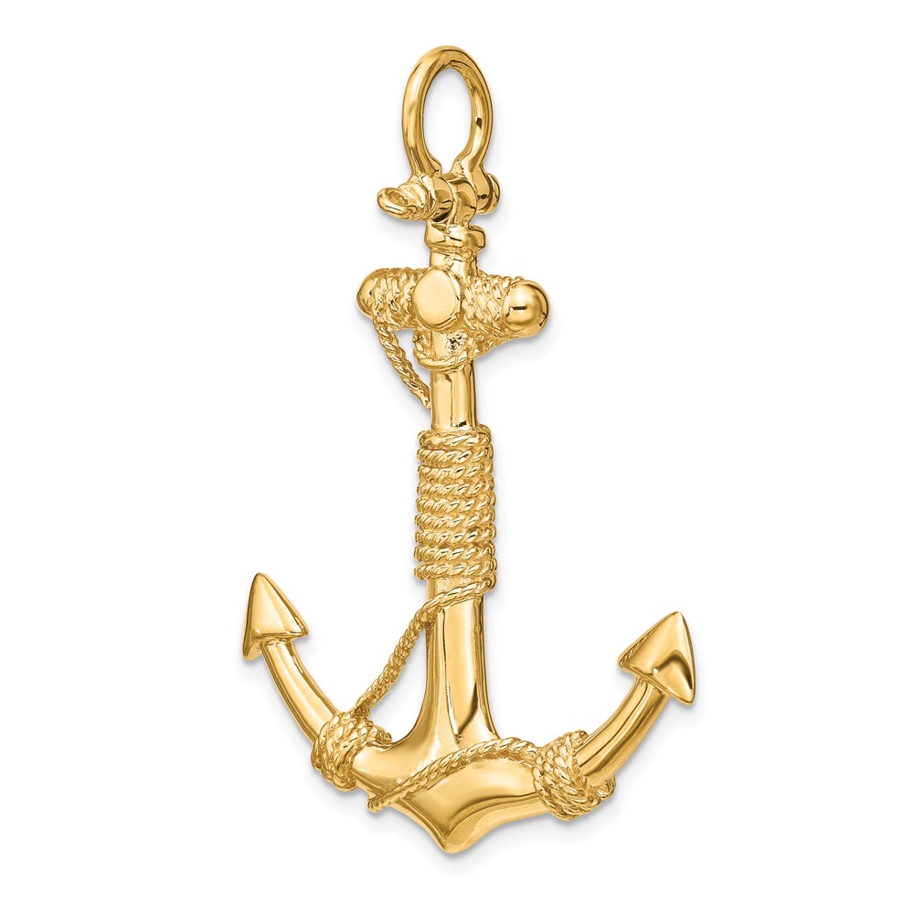 10K 3-D Solid Anchor with Rope Pendant (10D4166)