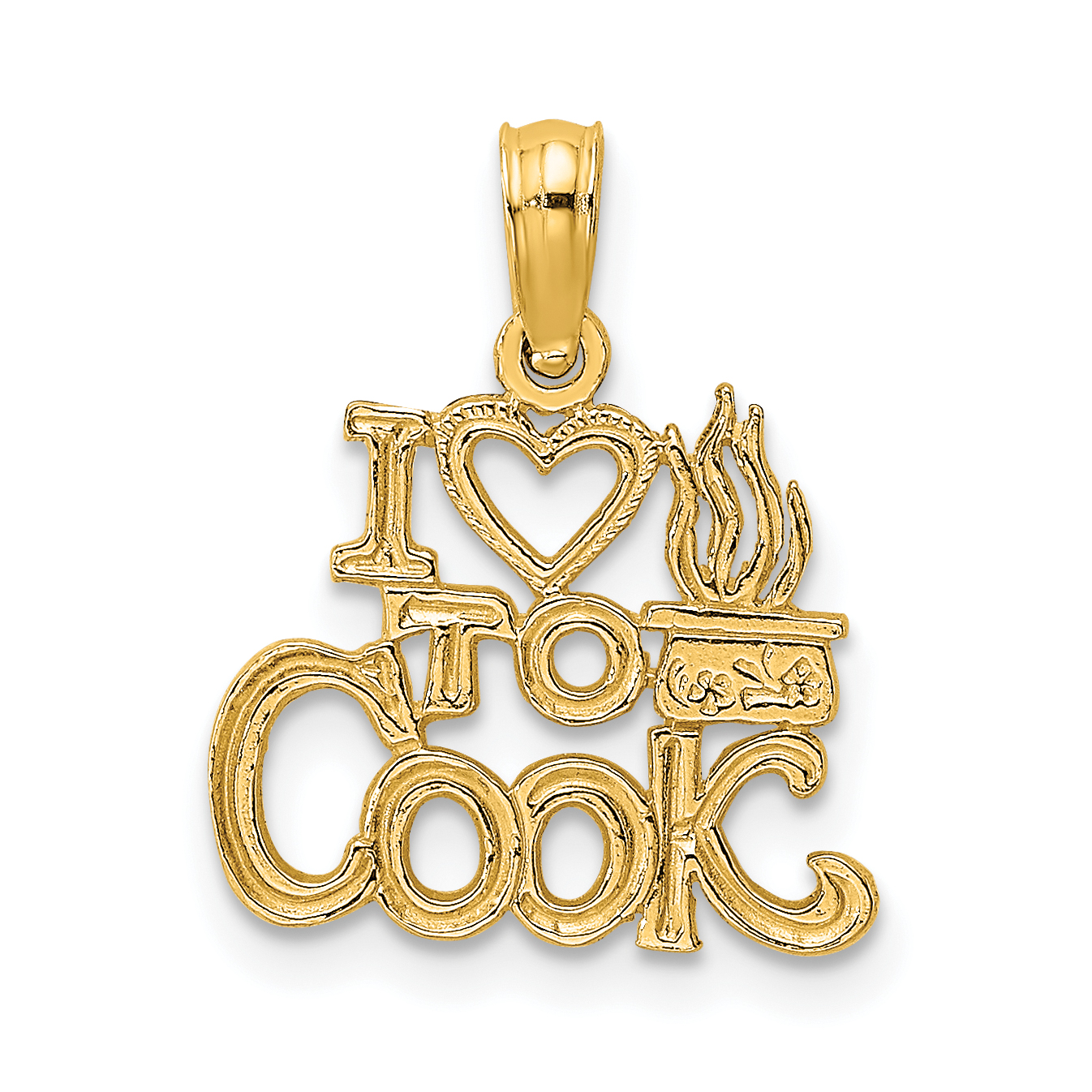 10K I HEART TO COOK Charm (10D4182)
