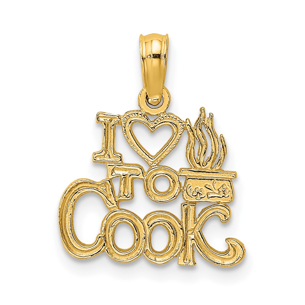 10K I HEART TO COOK Charm (10D4182)