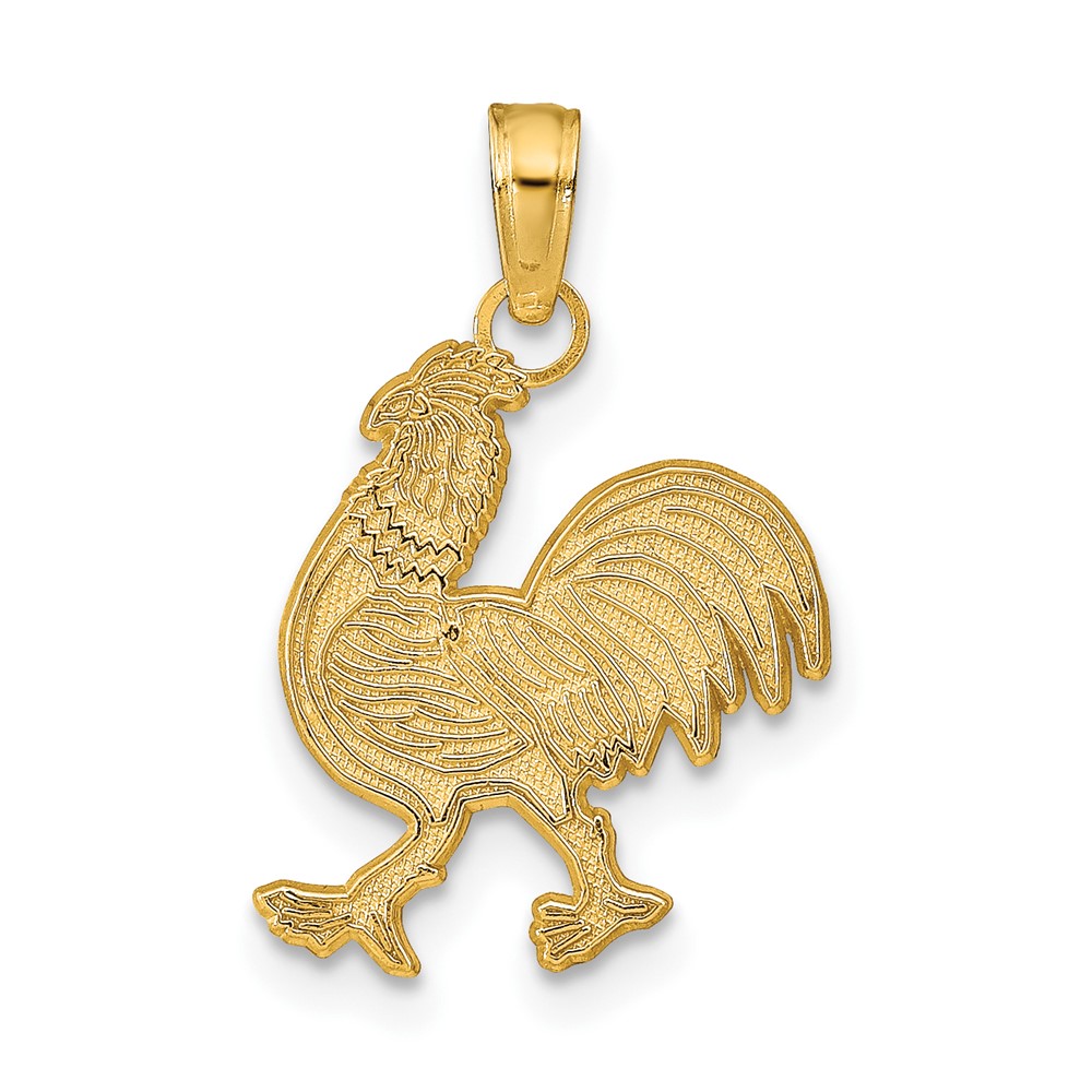 10K Rooster Pendant (10D4222)