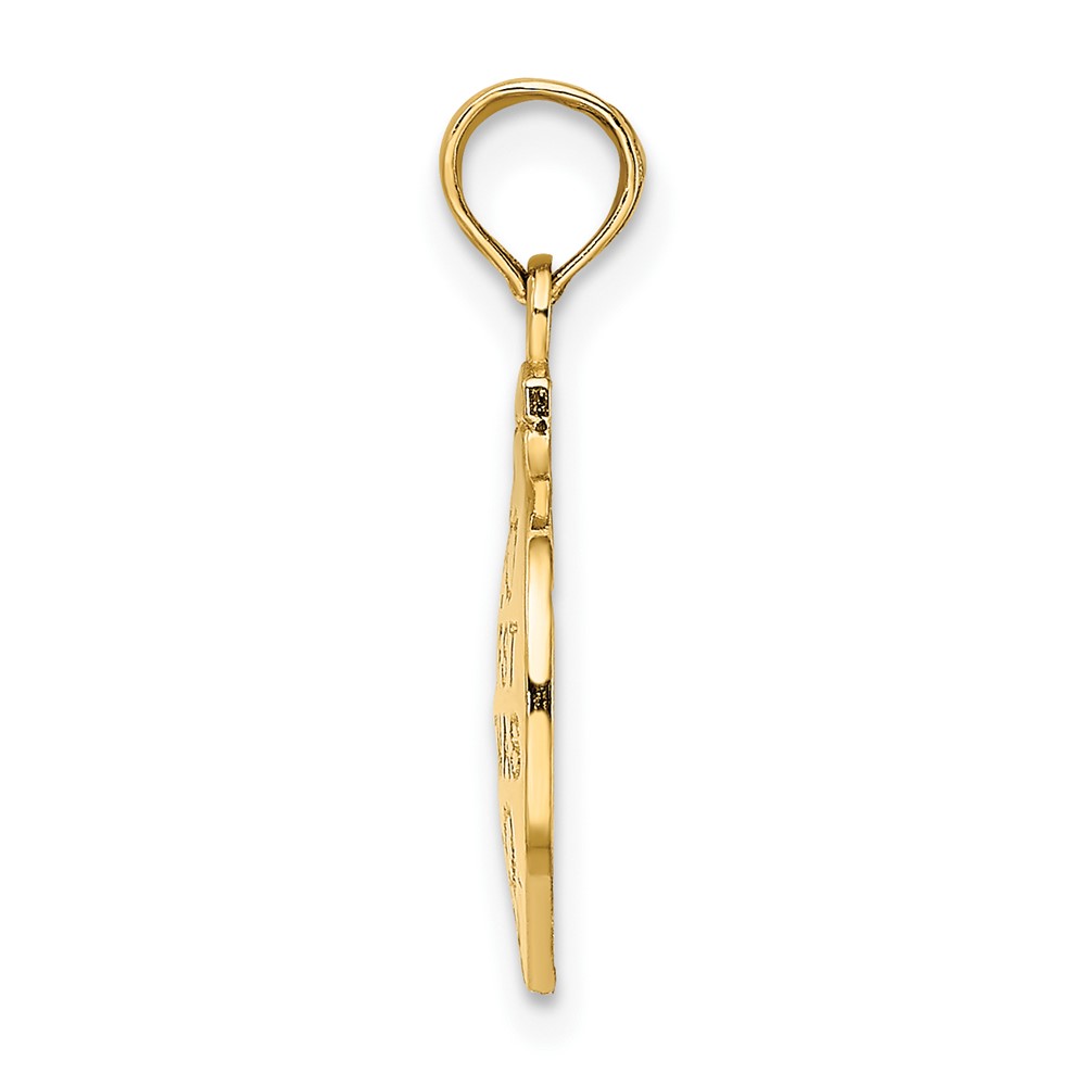 10K OUR FIRST CHRISTMAS Ornament Pendant (10D4242)