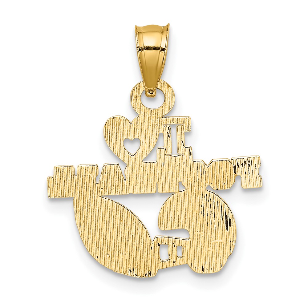 10K I HEART FOOTBALL Charm (10D4294)