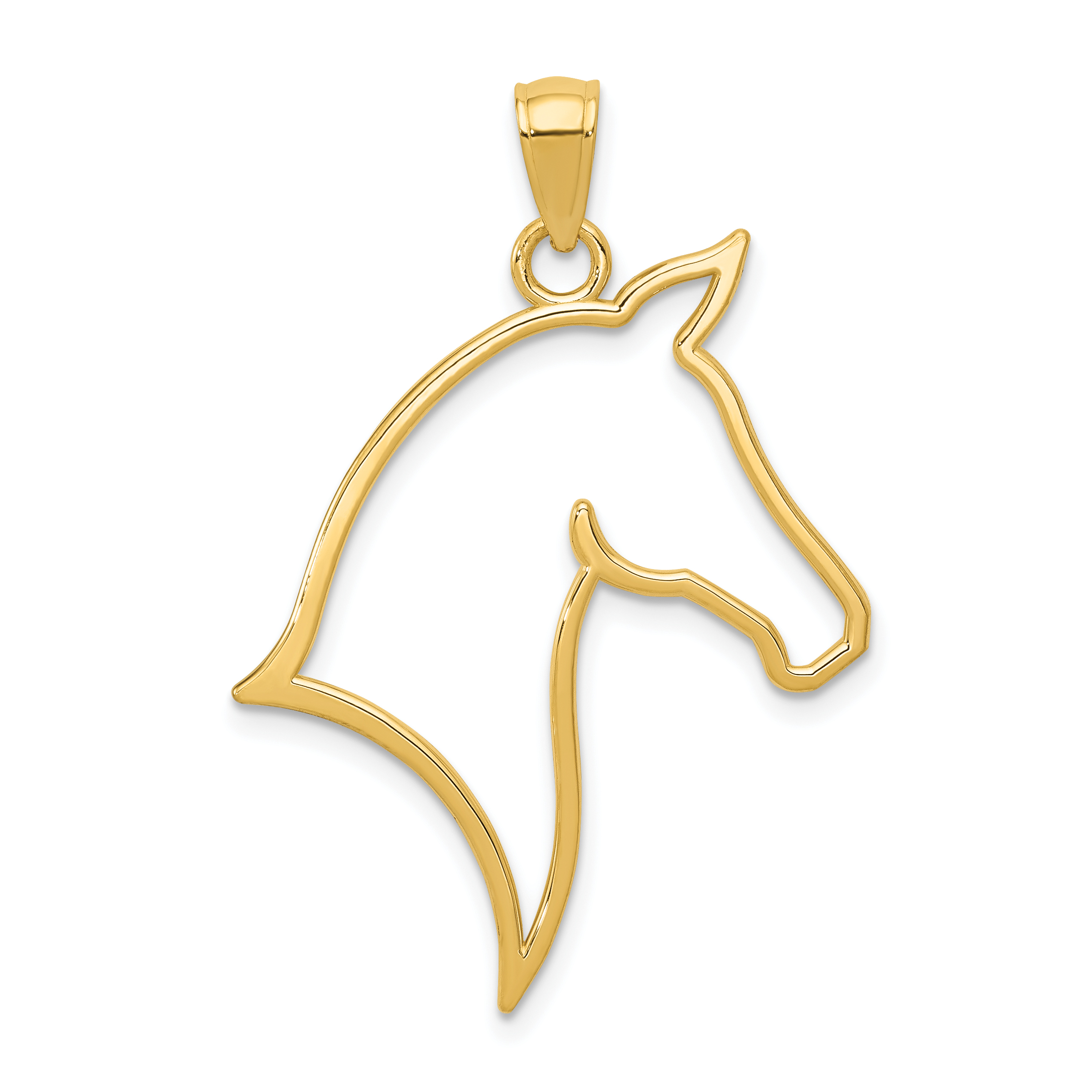 10k Horse Head Pendant (10D4384)