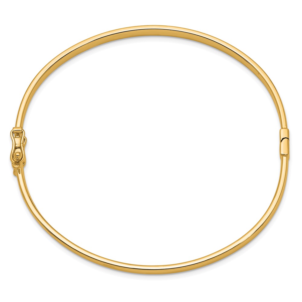 10k 4mm Hinged Bangle (10DB499Y)