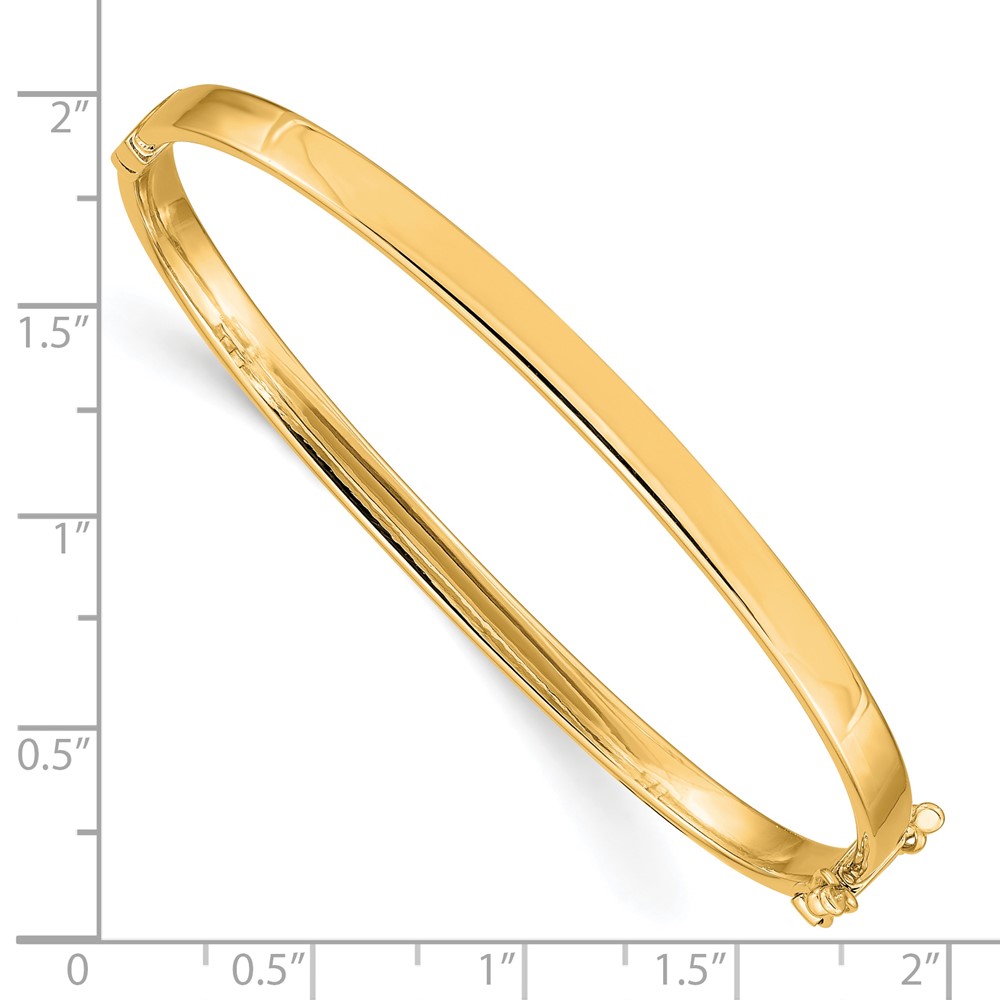 10k 4mm Hinged Bangle (10DB499Y)