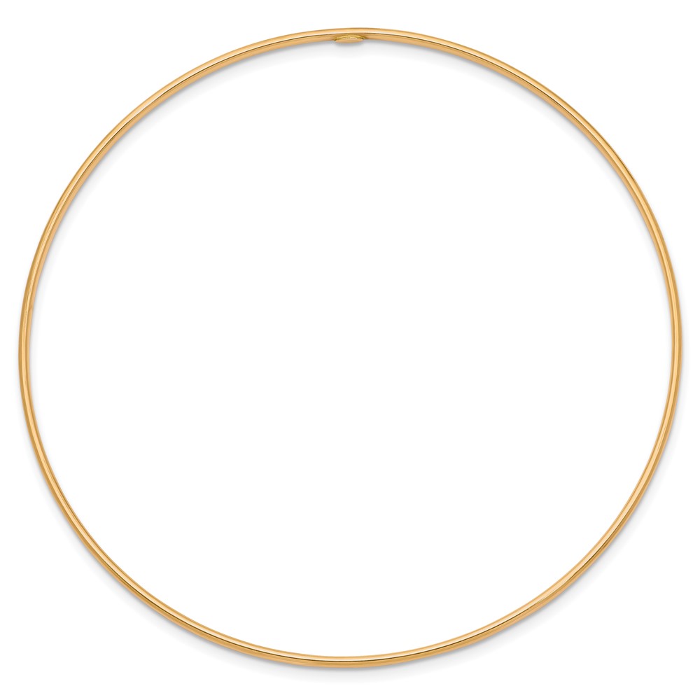 10k 1.5mm Polished Slip-on Bangle Bracelet (10DB538)
