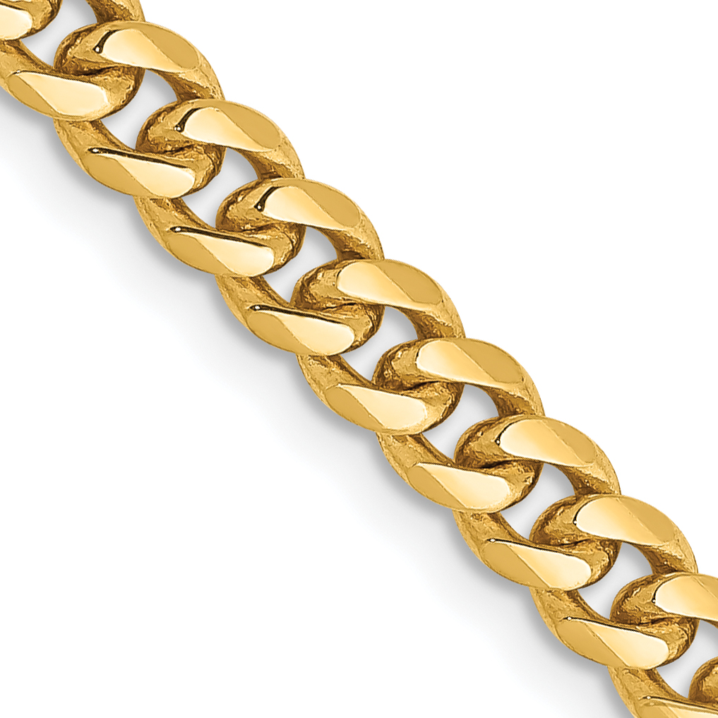 10K 4.25mm Solid Miami Cuban Chain (10DCU120-18)
