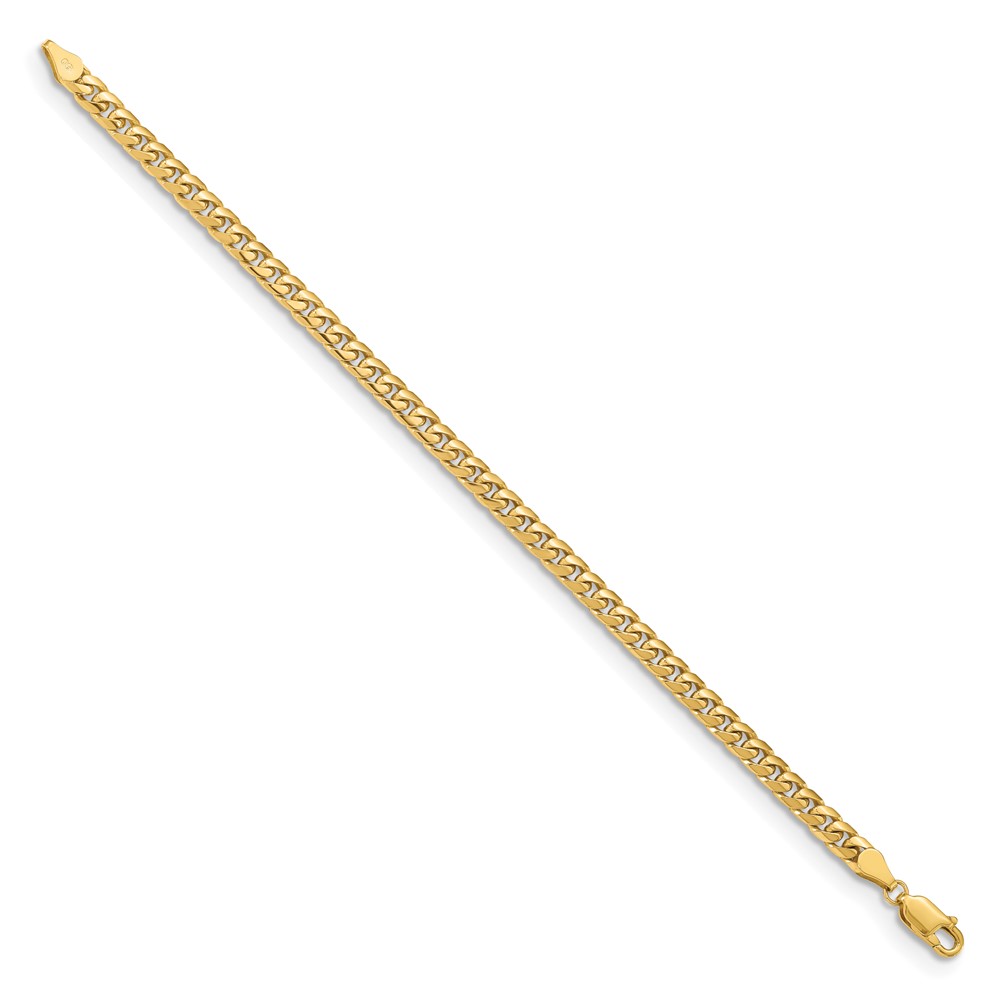 10K 4.3mm Solid Miami Cuban Chain (10DCU140-8)
