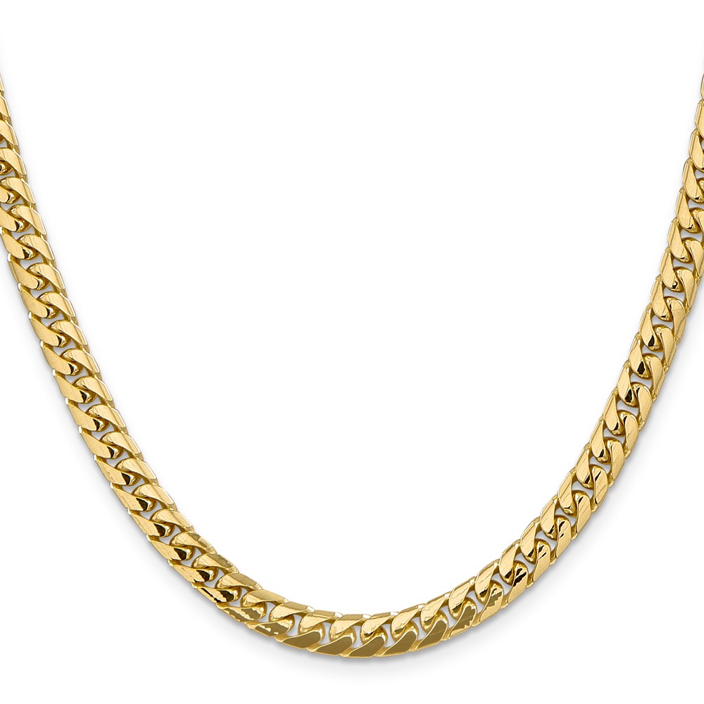 10K 5.5mm Solid Miami Cuban Chain (10DCU180-26)