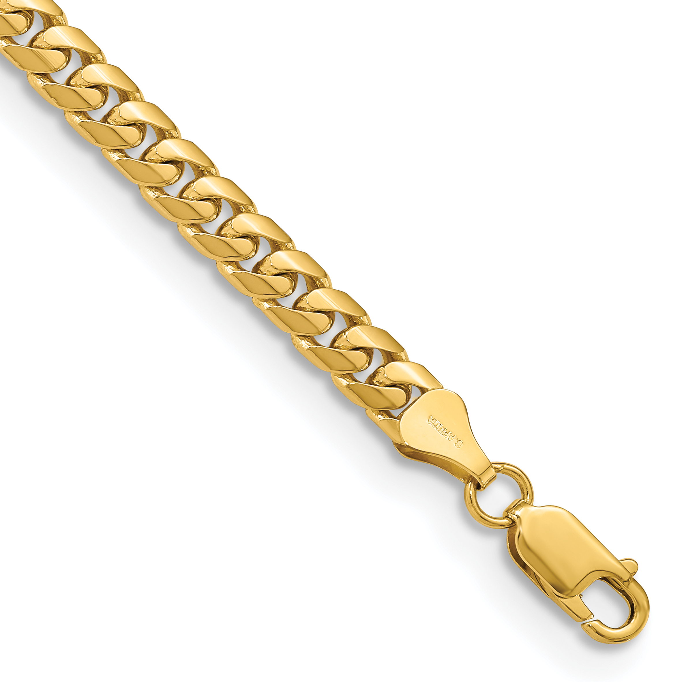 10K 5.5mm Solid Miami Cuban Chain (10DCU180-8)