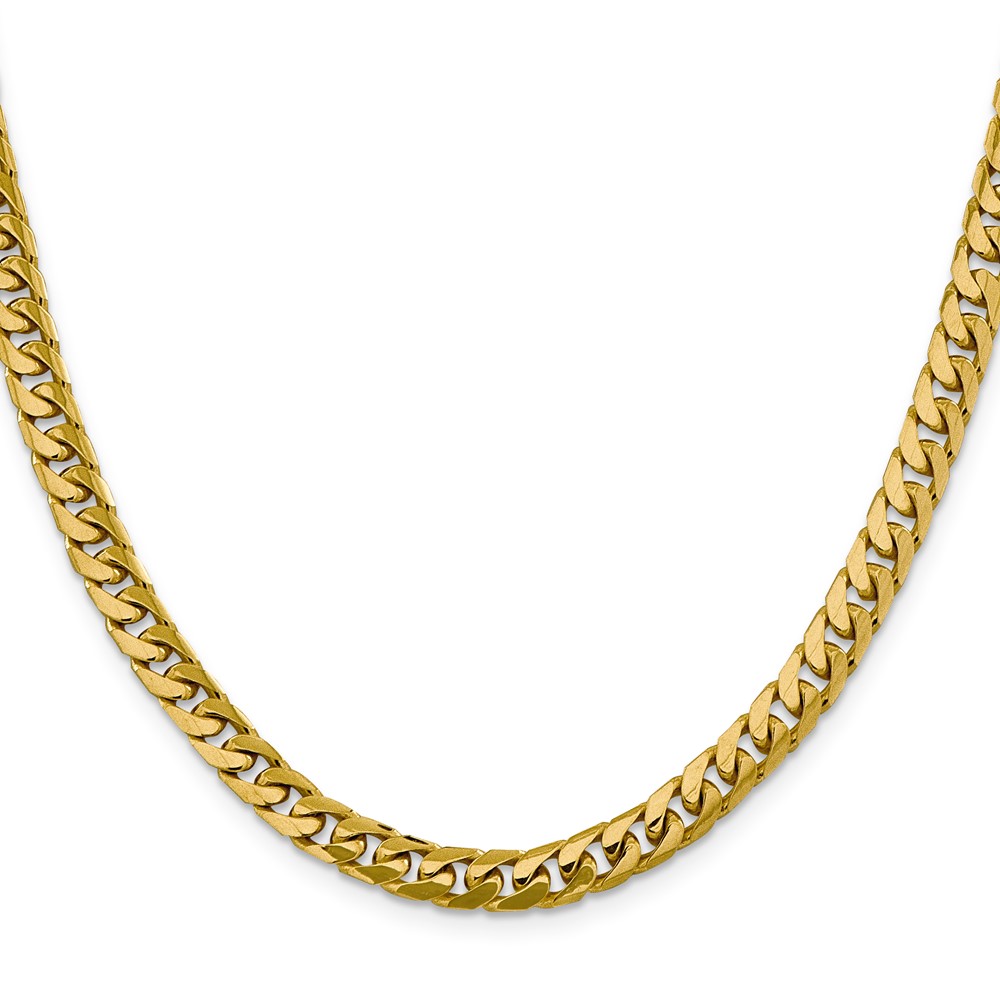 10K 6.25mm Solid Miami Cuban Chain (10DCU200-24)