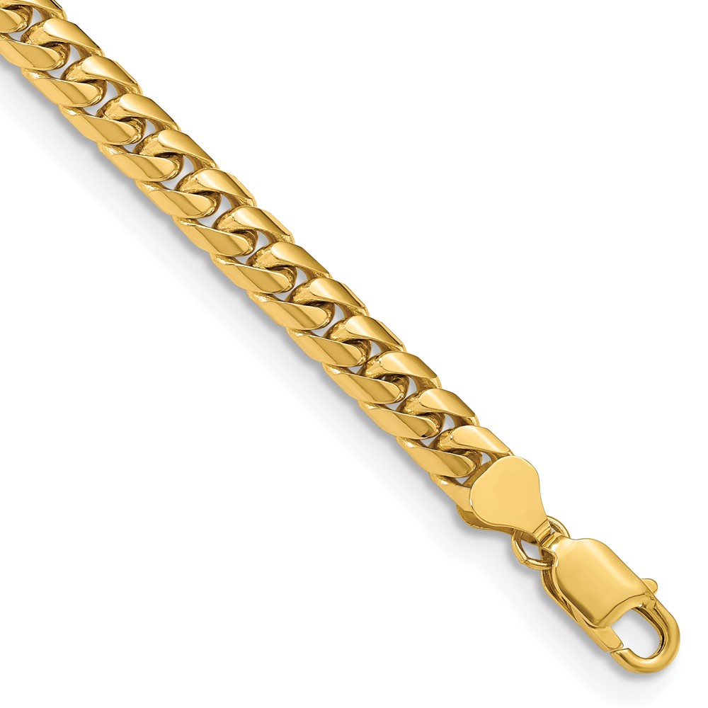 10K 6.75mm Solid Miami Cuban Chain (10DCU220-8.5)
