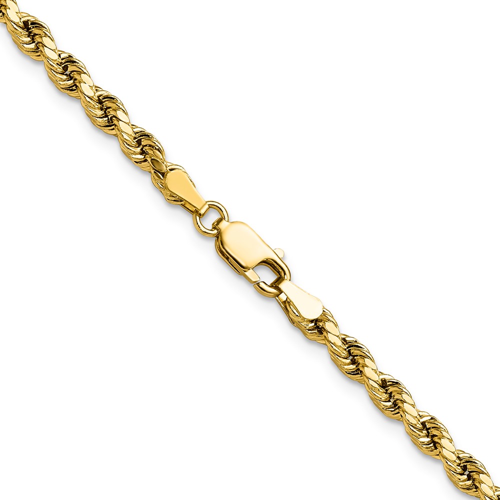 10k 3.5mm Semi-solid D/C Rope Chain (10DH025-16)