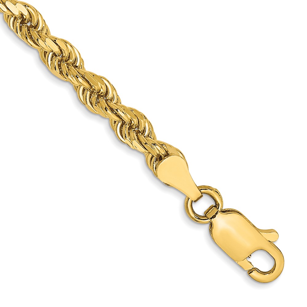 10k 3.5mm Semi-solid D/C Rope Chain (10DH025-7)
