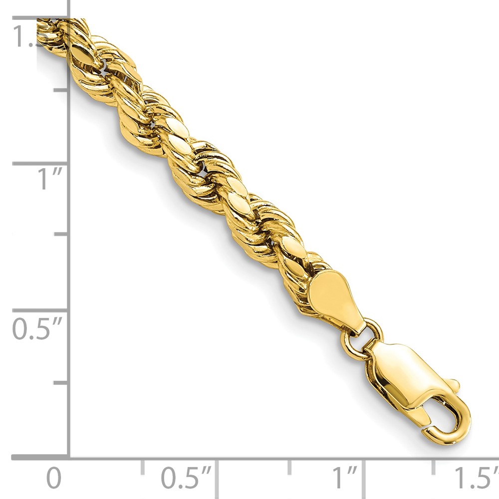 10k 4.9mm Semi-solid D/C Rope Chain (10DH035-7)