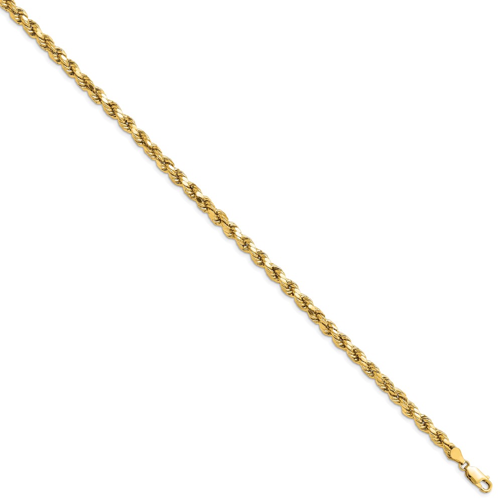 10k 4.9mm Semi-solid D/C Rope Chain (10DH035-9)