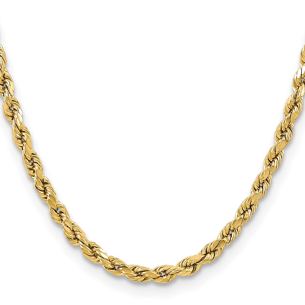 10k 5.5mm Semi-solid D/C Rope Chain (10DH040-28)