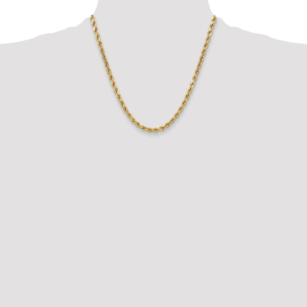 10k 5.5mm Semi-solid D/C Rope Chain (10DH040-20)