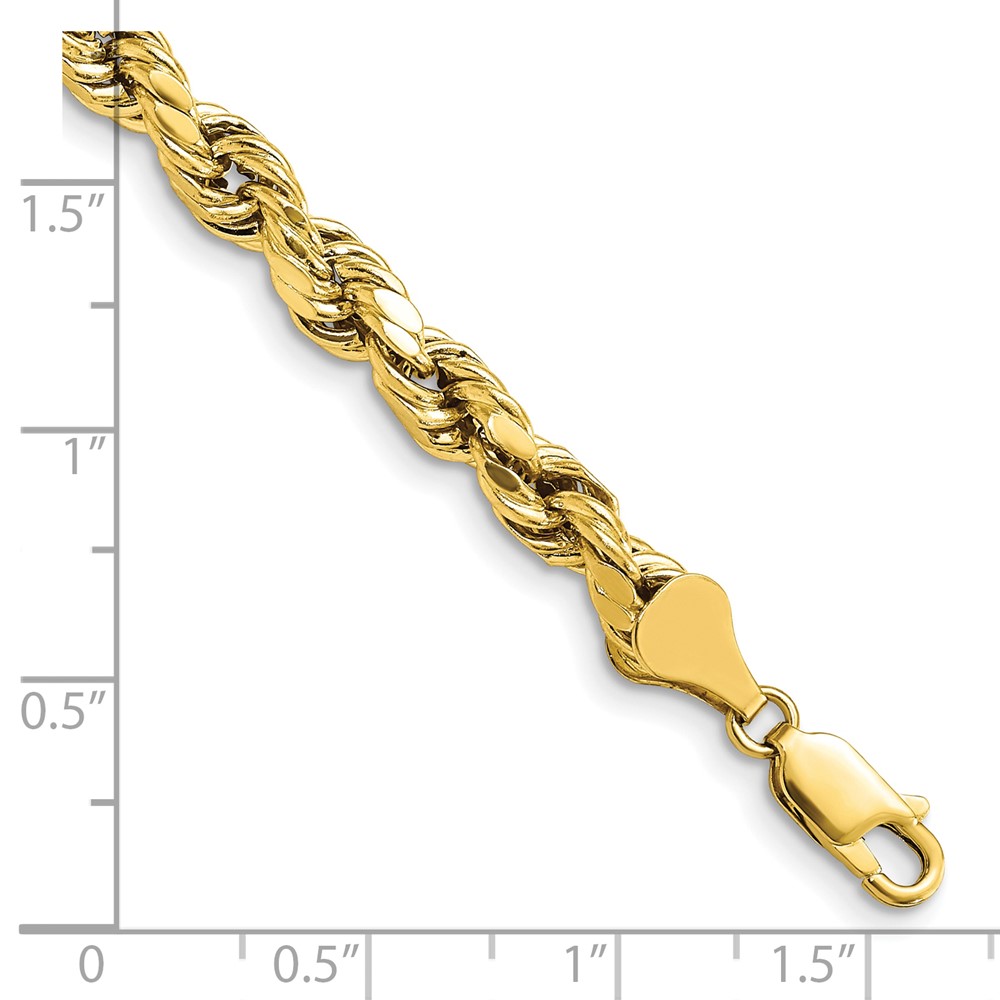 10k 5.5mm Semi-solid D/C Rope Chain (10DH040-9)