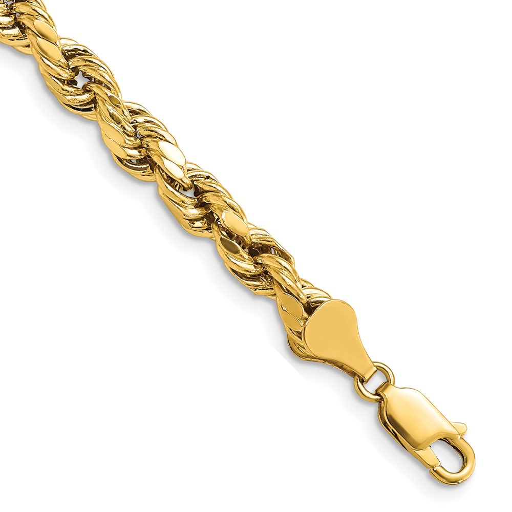 10k 5.5mm Semi-solid D/C Rope Chain (10DH040-9)