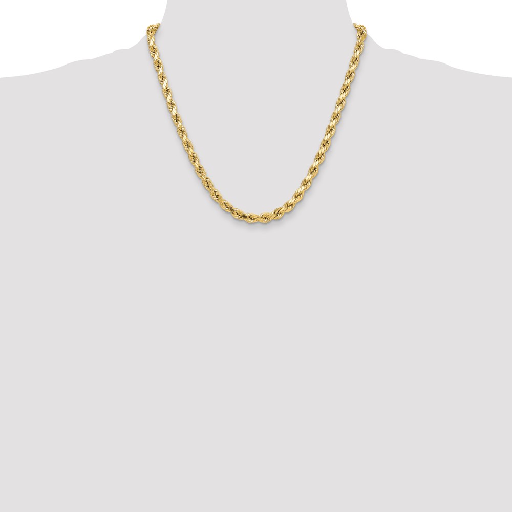 10k 6.5mm Semi-solid D/C Rope Chain (10DH050-20)