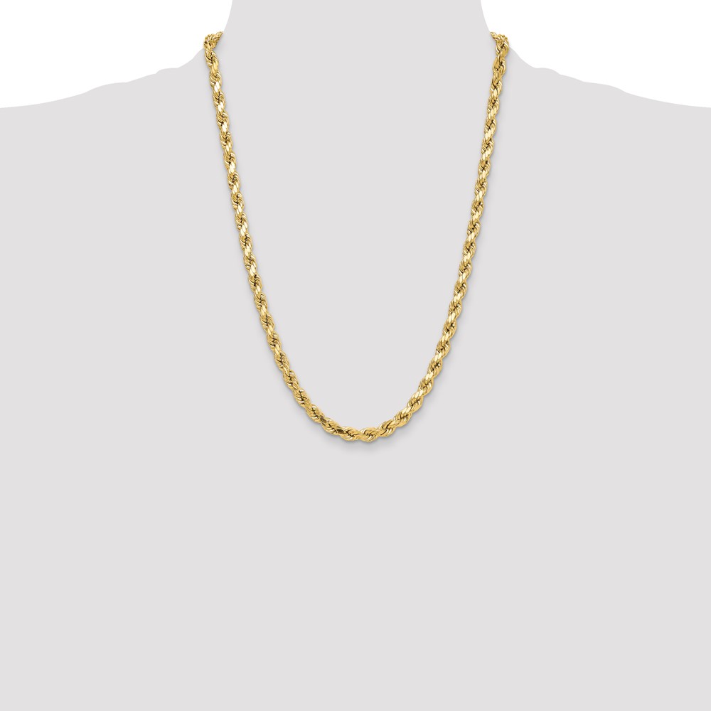 10k 6.5mm Semi-solid D/C Rope Chain (10DH050-24)