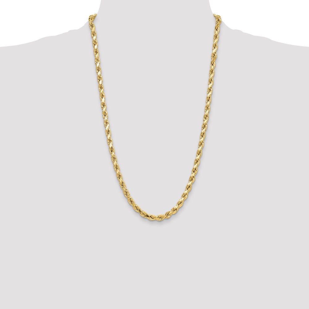 10k 6.5mm Semi-solid D/C Rope Chain (10DH050-26)