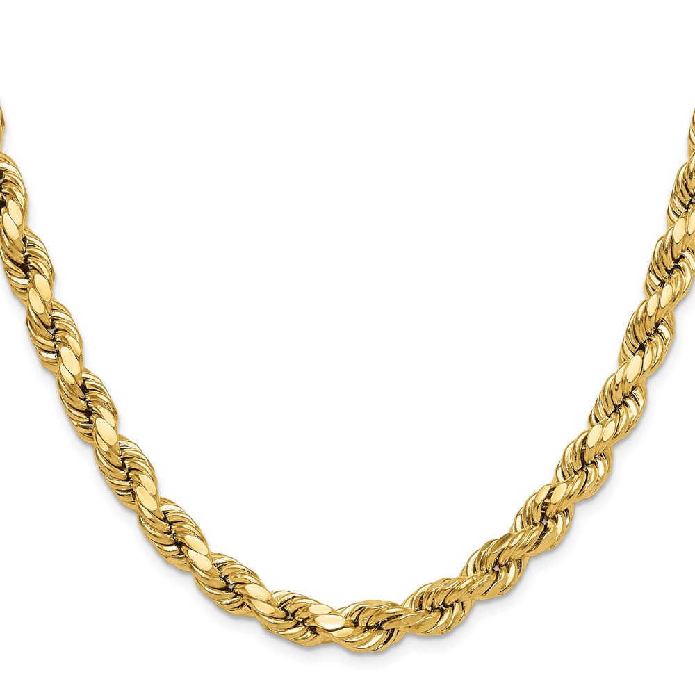 10k 8.0mm Semi-solid D/C Rope Chain (10DH060-20)