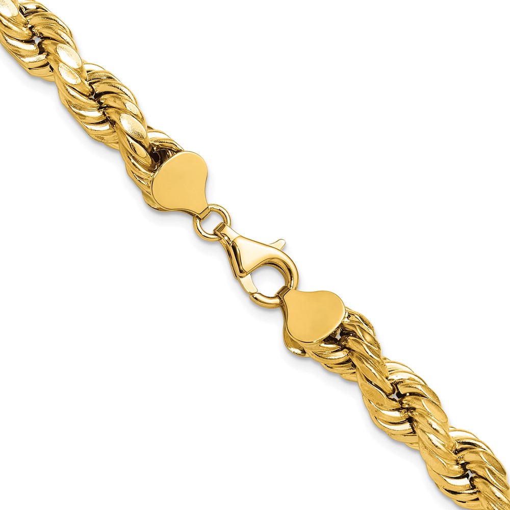 10k 8.0mm Semi-solid D/C Rope Chain (10DH060-20)
