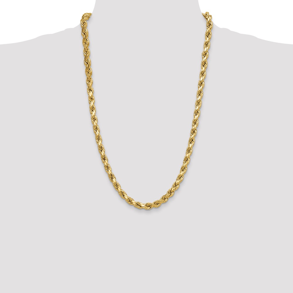 10k 8.0mm Semi-solid D/C Rope Chain (10DH060-26)