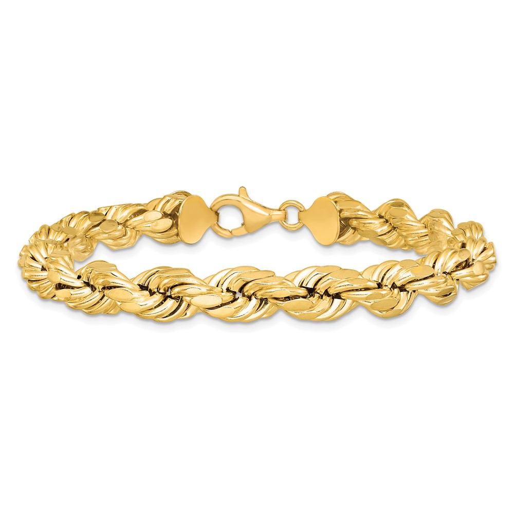10k 8mm Semi-solid D/C Rope Chain (10DH060-9)