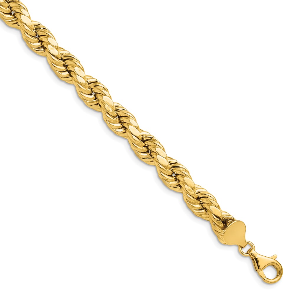 10k 8mm Semi-solid D/C Rope Chain (10DH060-9)