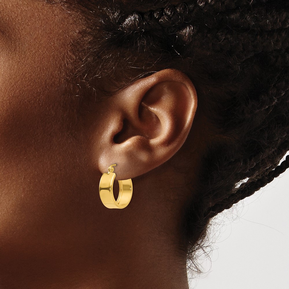 10k Small Hoop Earrings (10E785)