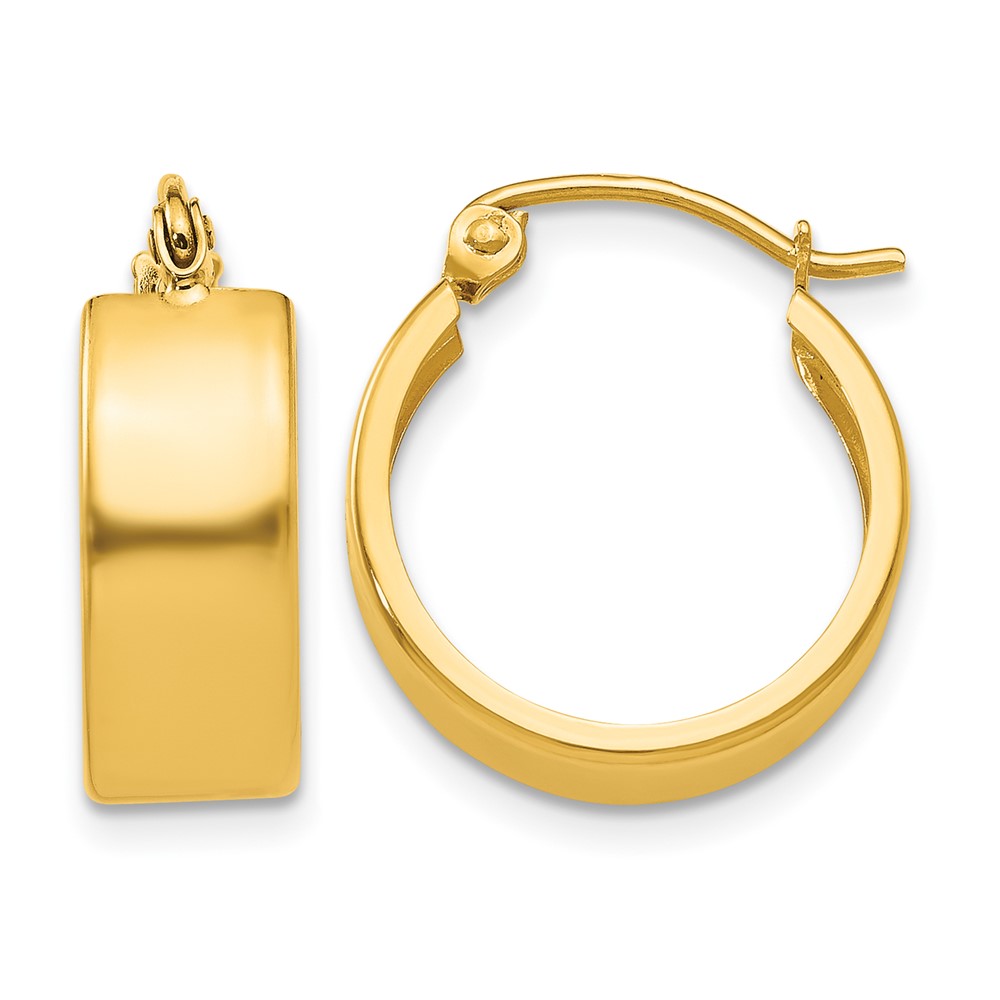 10k Small Hoop Earrings (10E785)