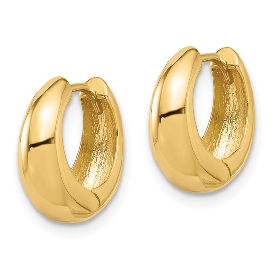 Gold Graduating Hinged Hoop Earrings