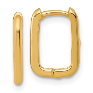 Gold Hinged Hoop Earrings